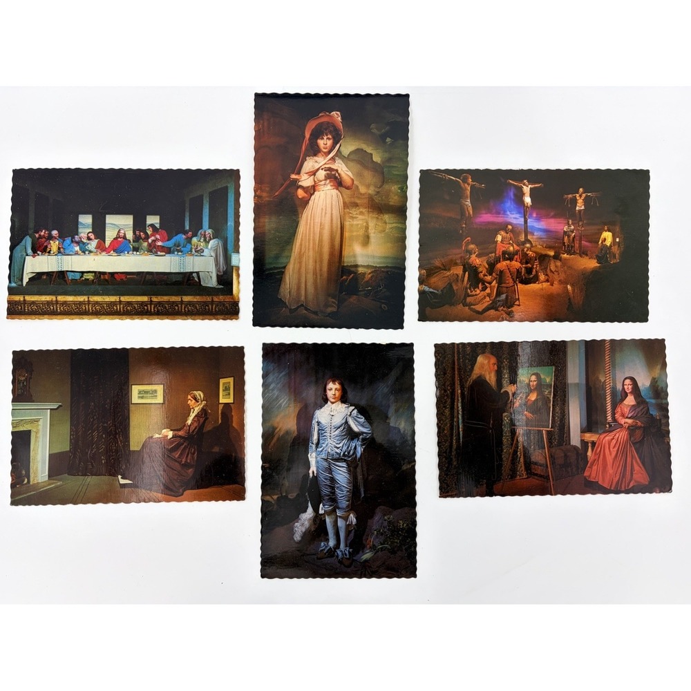 Vintage Palace of Living Art Movieland Wax Museum Postcards Lot of 6 Unposted